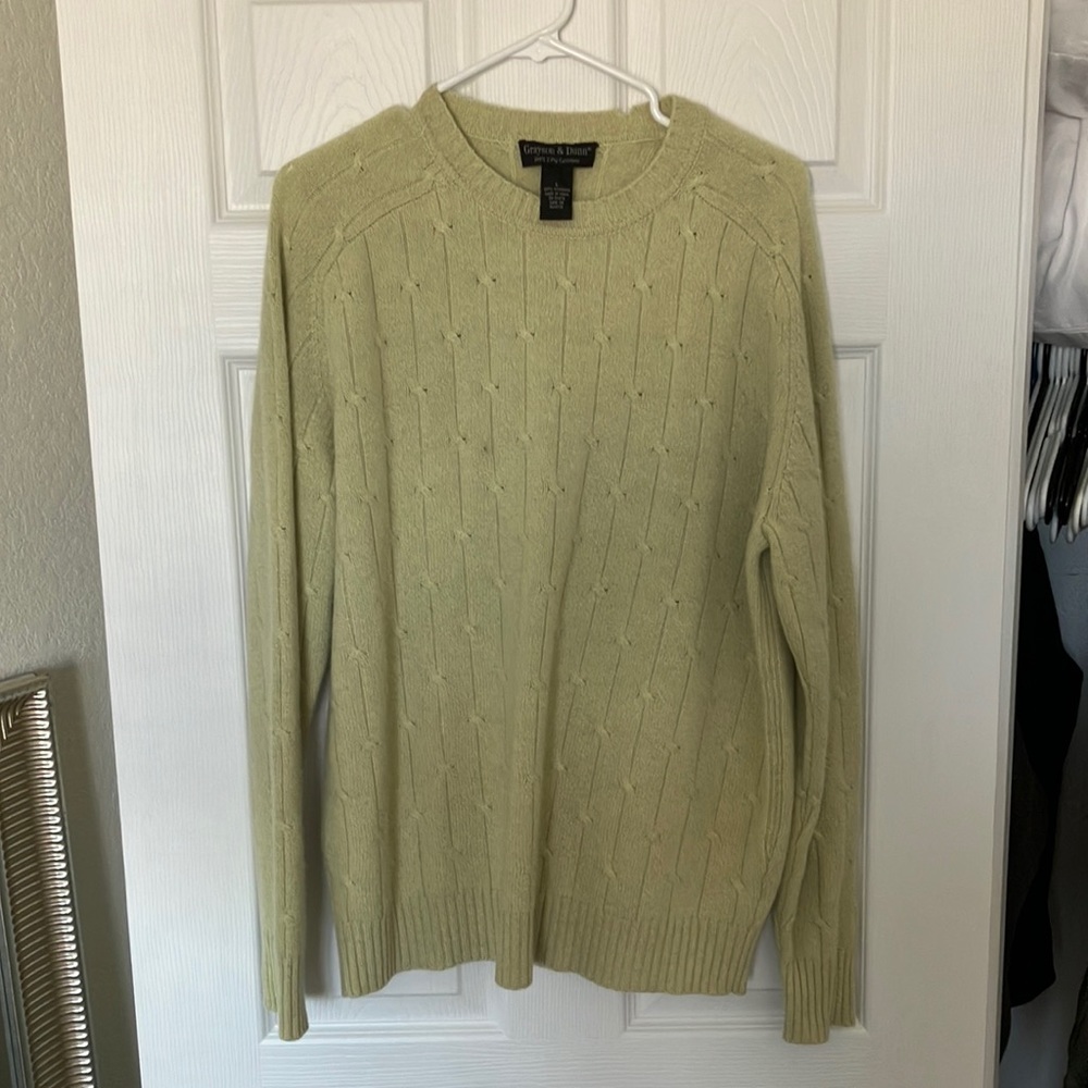 Mens L cashmere sweater Grayson & Dunn